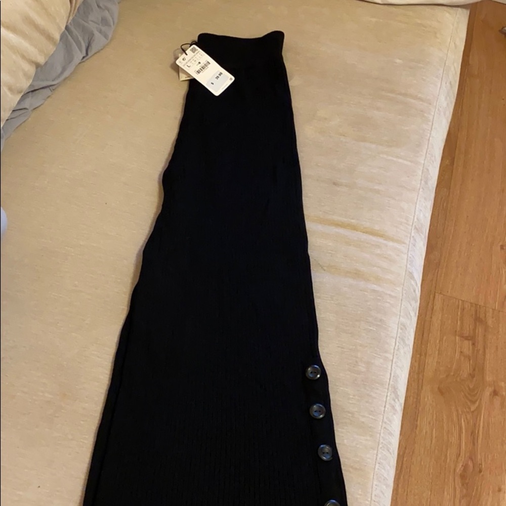 Zara Knit bell bottom pants